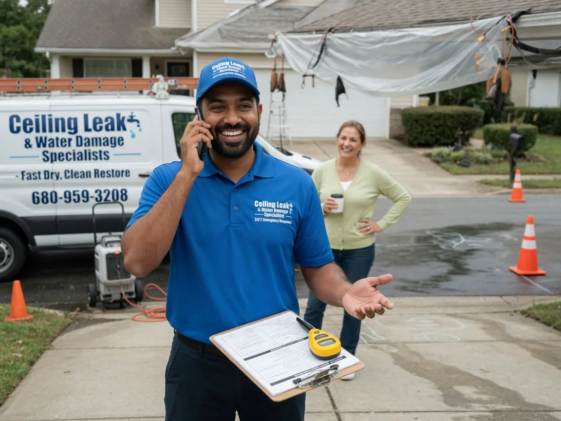 Ceiling Leak Cleanup Feesburg, OH FAQs